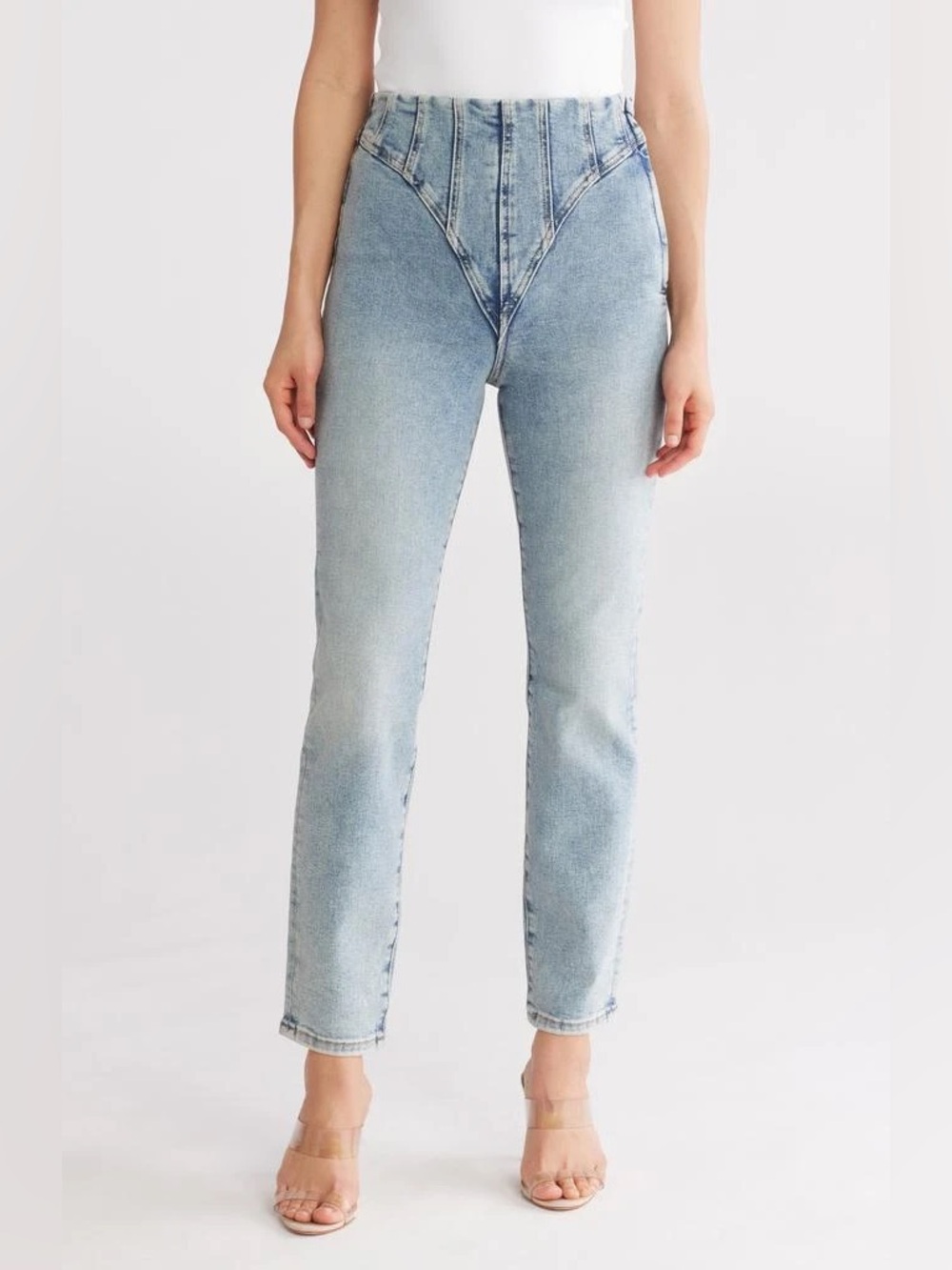 Good American | good classic pintuck slim jeans
